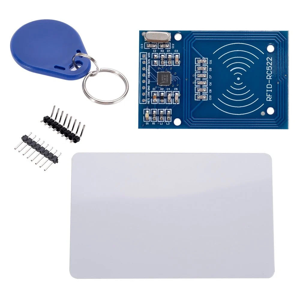 RFID Reader/Writer RC522 SPI S50 with RFID Card and Tag Rated 4.92 RFID Reader/Writer RC522 SPI S50 with RFID Card and Tag Rated 4.92